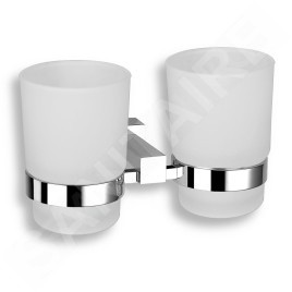 Novaservis Titania Anet - Porte-verre, verre dépoli/chrome 66357,0
