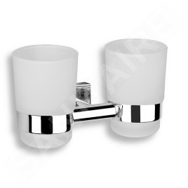 Novaservis Titania Elis - Porte-verre, verre à lait/chrome 66457,0