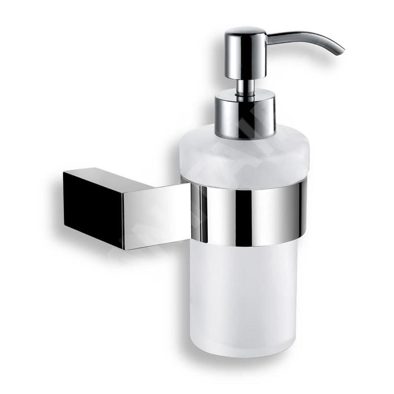 Novaservis Titania Kate - Distributeur de savon avec support, blanc/chrome 66555,0