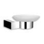 Novaservis Titania Kate - Porte-savon avec support, verre dépoli/chrome 66536,0