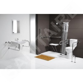 Sapho Équipement de salle de bain - Poignée gauche 776 mm, inox XH532