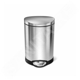 Simplehuman Poubelles - Poubelle 6 l, inox brossé CW1834CB