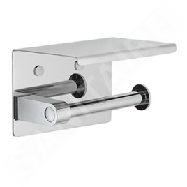 Sapho Accessoires de salle de bains Gedy - Porte-papier hygiénique, avec étagère, chrome 2839