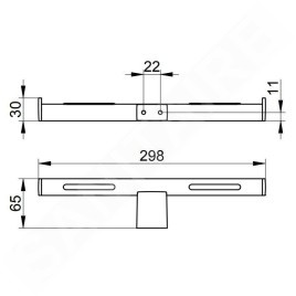 Keuco Plan - Porte-papier toilette, double, chrome 14963010003