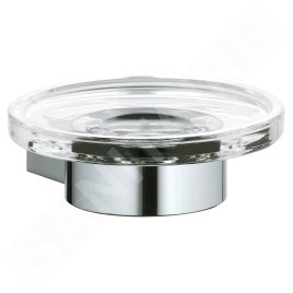 Keuco Plan - Porte-savon avec support, verre/chrome 14955019000
