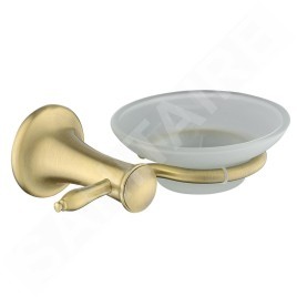 Novaservis Ferro Antica - Distributeur de savon avec support, verre dépoli/bronze AAI02BR