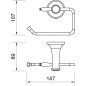 Novaservis Ferro Antica - Porte-papier hygiénique, bronze AAI33BR