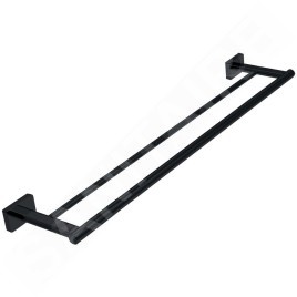 Novaservis Ferro Greta - Porte-serviettes, longueur 600 mm, noir mat AGR10BL