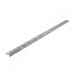 Alcadrain Douchegoten - Barre de mise à niveau du sol 1000 mm, gauche, hauteur de l'ourlet 14 mm, tapis en acier inoxydable