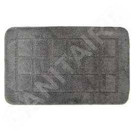Sapho Ridder - Tapis de salle de bains Delhi 500x800 mm, avec antidérapant, gris foncé 1712300