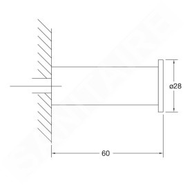 Steinberg 650 - Crochet, chrome 650 2450