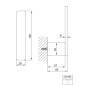 Steinberg 420 - Porte-papier toilette, chrome 420 2850