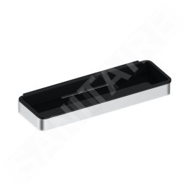 Keuco Plan - Étagère, longueur : 29 cm, inox/noir 14958070037