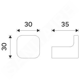 Nimco Maya - Crochet, blanc MAB 29054-05