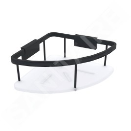 Nimco Kibo - Etagère, longueur 28 cm, plexiglas/noir Ki-14008-B-90