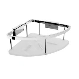 Nimco Kibo - Tablette, longueur 28 cm, plexiglas/chrome Ki 14008-B-26