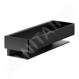 Keuco Edition 11 - Tablette, longueur 300 mm, noir mat 11158370000