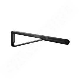 Keuco Axess - Barre de maintien 70 cm, pliable, noire 35003370737