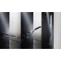 Keuco Axess - Barre de maintien 70 cm, pliable, noire 35003370737