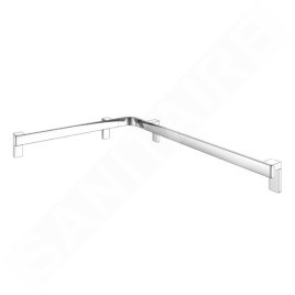 Keuco Axess - Barre de maintien 65x85 cm, d'angle, chrome 35011016801