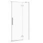 Cersanit Crea - Porte de douche 100x202 cm, droite, chrome/verre clair S159-002