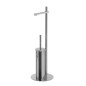 Sapho Accessoires de salle de bains Gedy - Porte papier-toilette et brosse WC, chrome 143213