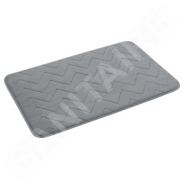 Sapho Accessoires de salle de bains Gedy - Tapis de salle de bains 50 x 80 cm, avec antidérapant, gris 96MS508008