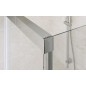 Cersanit Crea - Porte de douche 140x200 cm, chrome/verre clair S159-008