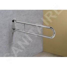 Sapho Équipement de salle de bain - Poignée pour baignoire, longeur 813 mm, inox XH518