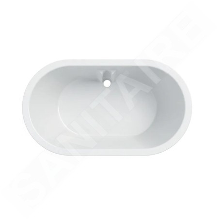 Geberit Bambini - Baignoire bébé, montage sur plan, blanc alpin 407010016