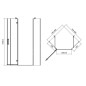Cersanit Jota - Cabine de douche 80x80 cm, gauche, chrome/verre clair S160-010