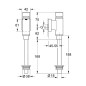 Grohe Rondo - Chasse d’eau d’urinoir, chrome 37339000