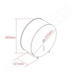 Novaservis Programme d'hygiène - Porte rouleaux de réserve, inox 69088,4
