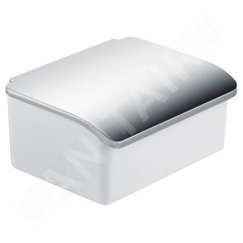 Keuco Elegance - Distributeur de lingettes humides, blanc/chrome 11667013000
