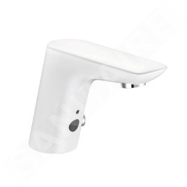 Kludi Balance - Mitigeur de lavabo électronique, blanc/chrome 5220091