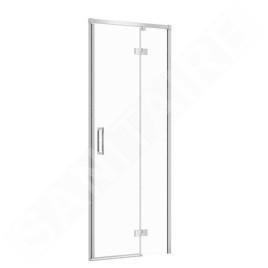 Cersanit Larga - Porte de douche 80x195 cm, droite, chrome/verre clair S932-115