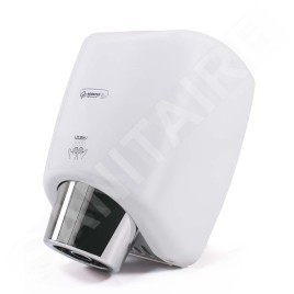 Jet Dryer Sèche-mains - Sèche-mains sans contact, Jet Dryer BOOSTER, métal blanc 8596220009333