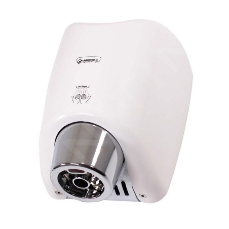 Jet Dryer Sèche-mains - Sèche-mains sans contact Jet Dryer BOOSTER, plastique ABS blanc 8596220009326