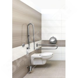 Sapho Équipement de salle de bain - Poignée en forme U 600 mm, inox XH538