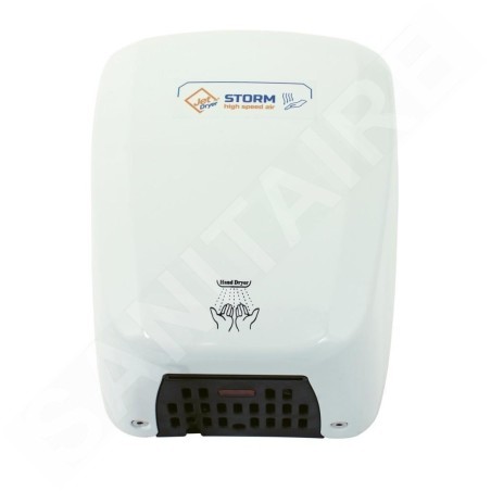 Jet Dryer Sèche-mains - Sèche-mains Storm, plastique ABS blanc 8596220006370
