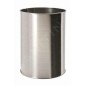 Sapho Série Hôtel - Poubelle sans couvercle 9 L, inox brossé XP014