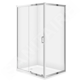 Cersanit Zip - Cabine de douche 89x119cm, chrome/verre clair S154-004