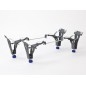 Kaldewei Accessoires - Pieds de baignoire universel 5030, acier 581470000000