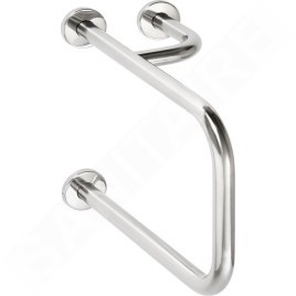 Sapho Équipement de salle de bain - Support de main courante, longueur 776 mm, droite, inox XH536