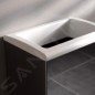 Keuco Collection Moll - Poubelle ouverte, murale, anthracite/chrome 12788010001