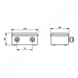 Bruckner Accessoires - Alimentation pour 1 à 10 rinceurs d'urinoirs, 230V/ 6V DC 121.762.1