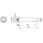 Hansa Electra - Mitigeur de lavabo infrarouge, alimentation depuis pile, chrome 00880019