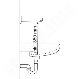 Hansa Electra - Mitigeur de lavabo infrarouge, alimentation depuis pile, chrome 00880019