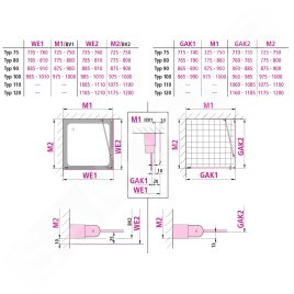 Kermi CADA XS - Porte de douche 1KR, 75x200 cm, droite, argent brillant/verre transparent CK1KR07520VPK