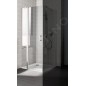 Kermi CADA XS - Porte de douche 1NL, 90x200 cm, gauche, argent brillant/verre transparent CK1NL09020VPK